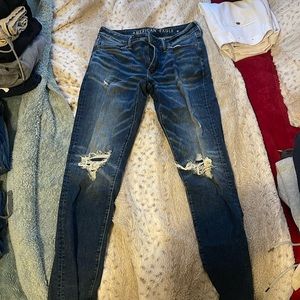American Eagle ripped jeans